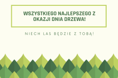 Zielona-Ilustrowana-Drzewa-Dzien-Ziemi-Kartka
